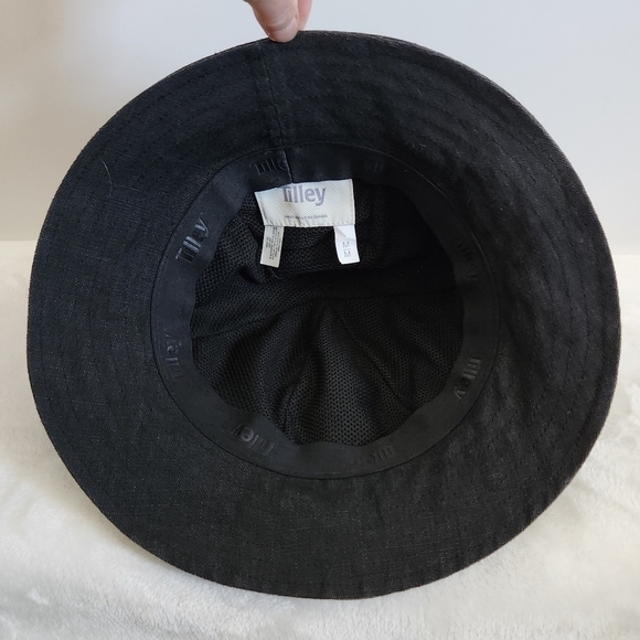 TILLEY Black Hemp Bucket Hat Size Medium main image 8